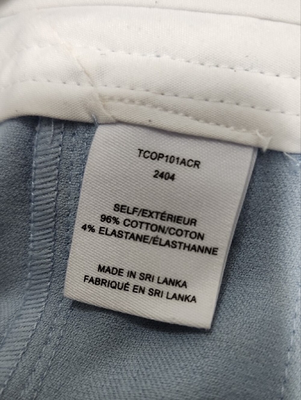 Derek Lam 10 Crosby Robertson Crop Flare Sailor Pants Powder Blue Gold Button 2 - Picture 11 of 13